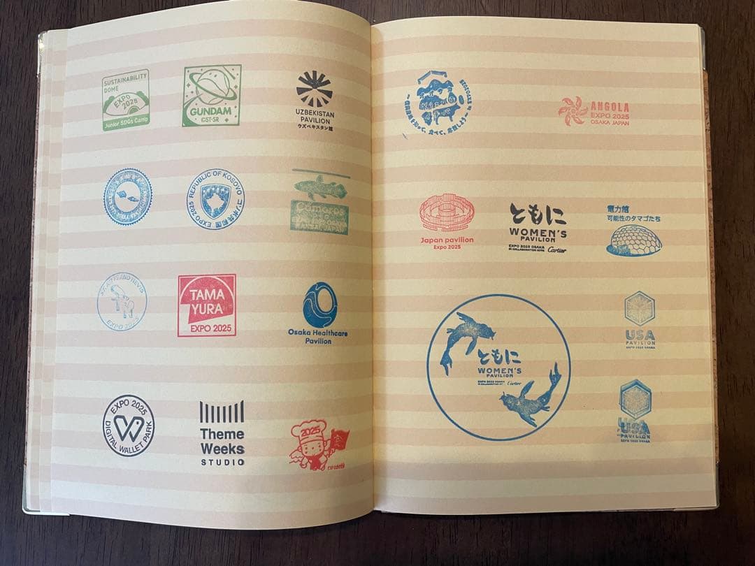 2025年大阪万博スタンプ、サイン帳　希少