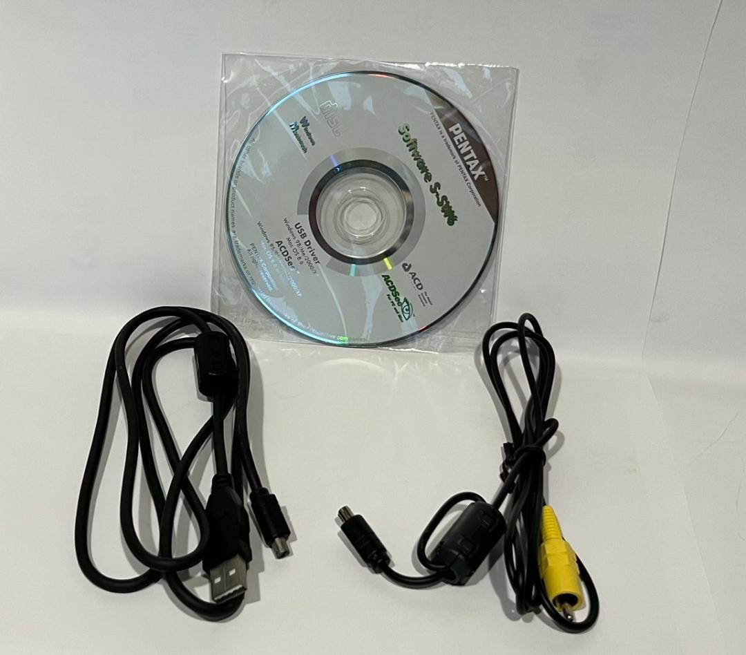 ペンタックス オプティオ 330GS★ブルー★動作OK！ＣＦカード2枚付